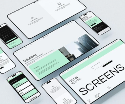 Responsive Website Development Mockup